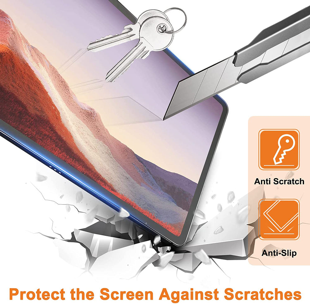 FMEX® Clear Tempered Glass Screen Protector for Samsung Galaxy Tab S9 Plus / S9 / S8 Plus / S8 / S7 Plus / S7 / S7 FE