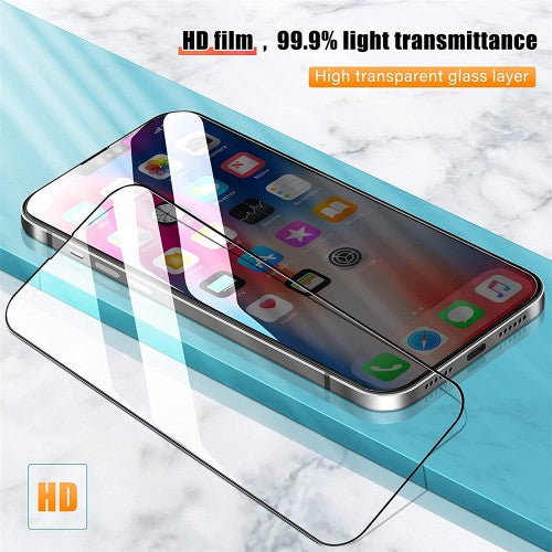 FMEX® Full Tempered Glass Protector for Apple iPhone 13 Pro Max, iPhone 13 Pro, iPhone 13